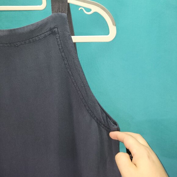 Splendid Collection Navy Blue Sleeveless V-Neck Tiered Dress XS - Picture 11 of 11